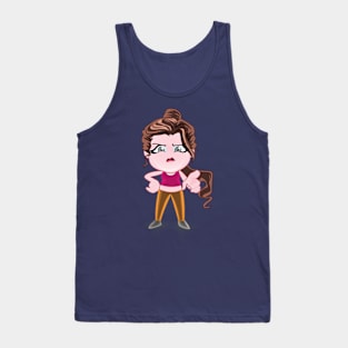 beautiful girls - cartoon character for young girls (choose your twin) Tank Top